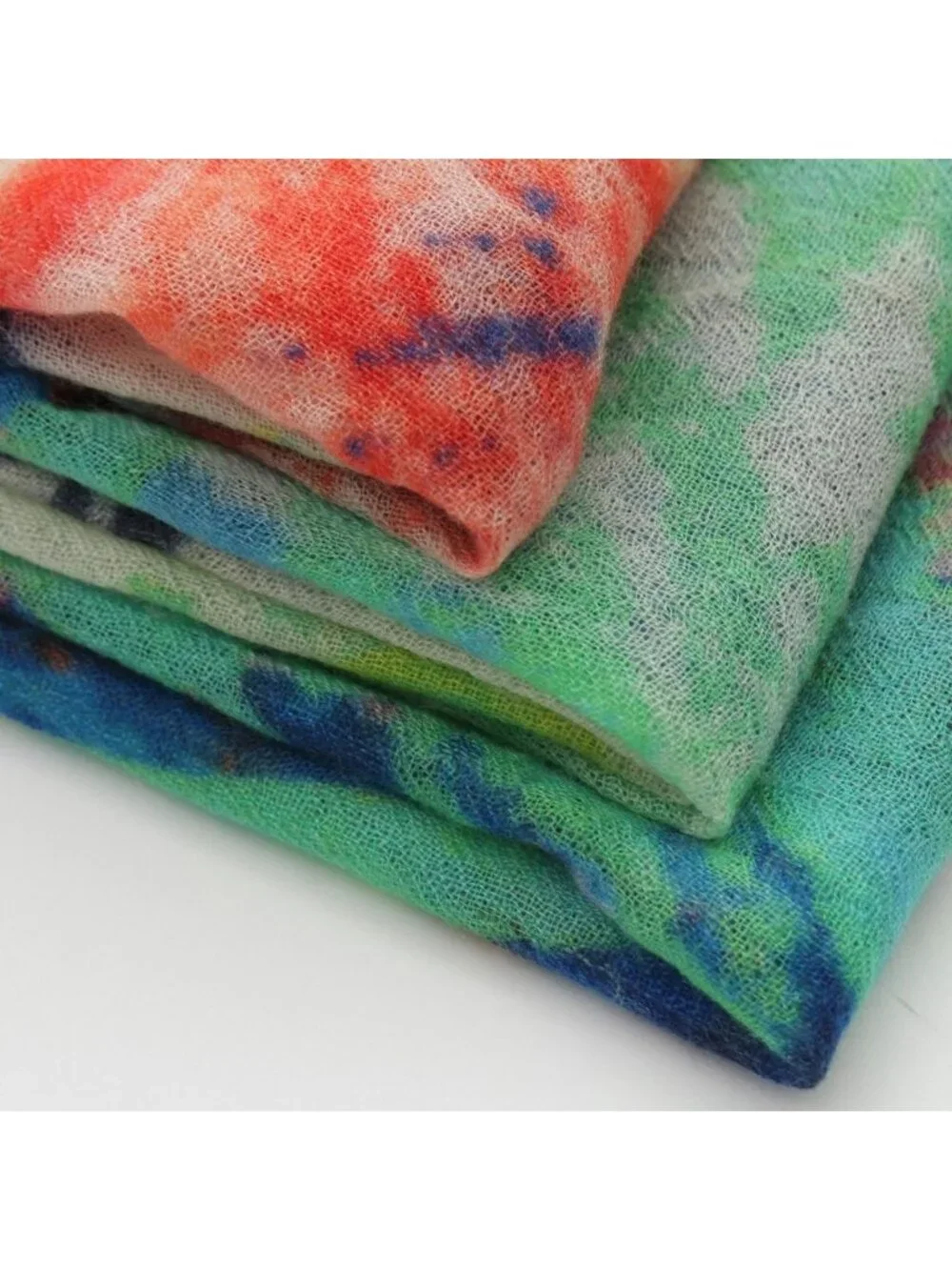 Chanel No 5 CC Logo Shawl White Multicolor Scarf